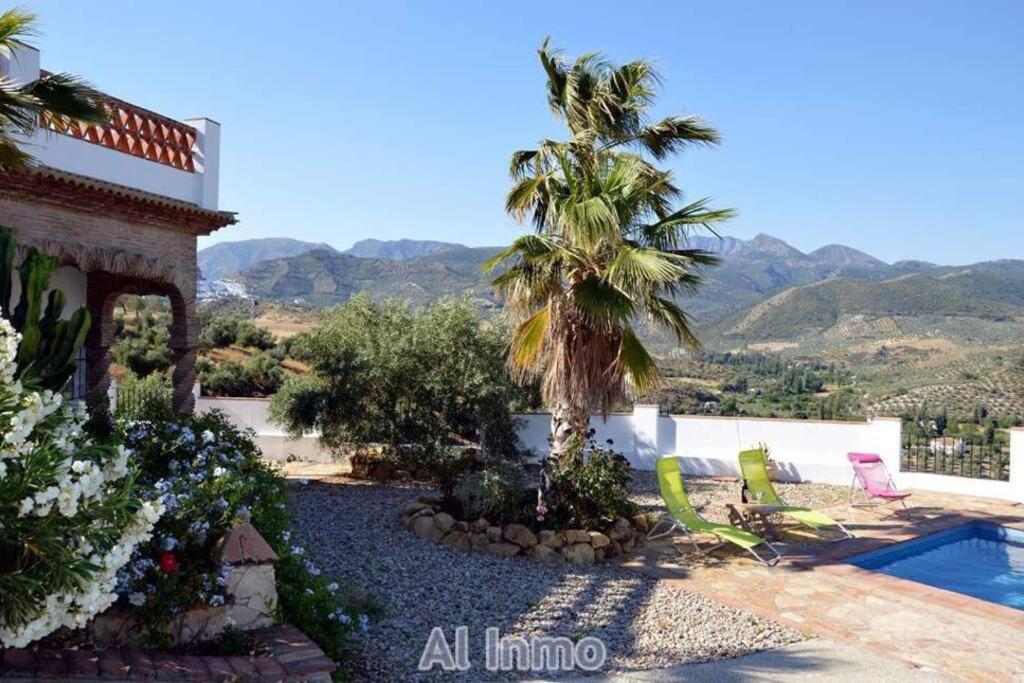 Las Palmeras - Ein Stueck Vom Paradies - Behagliches Haus Mit Pool Algodonales Luaran gambar