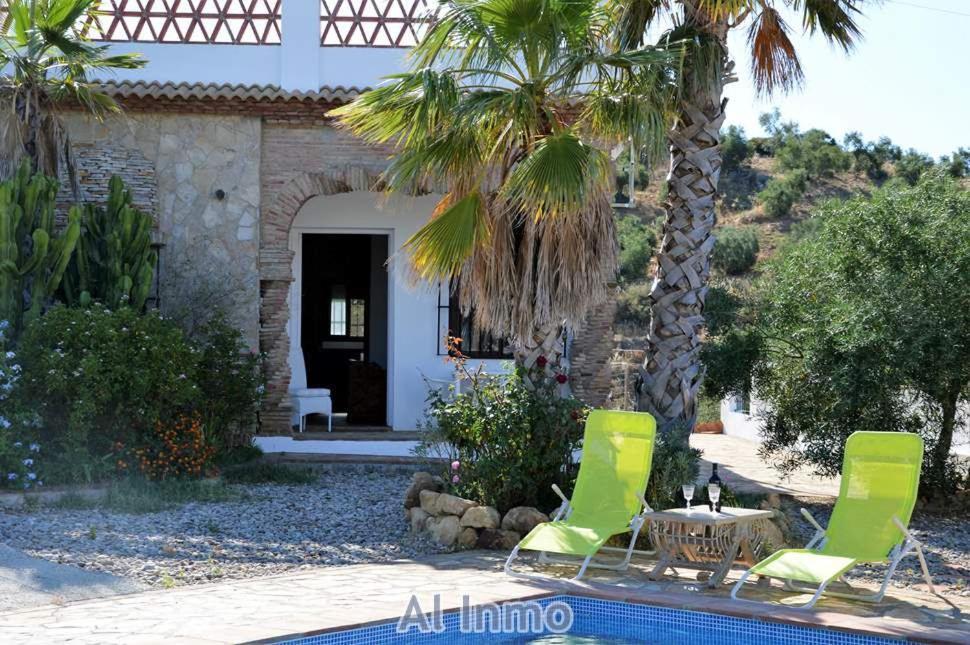 Las Palmeras - Ein Stueck Vom Paradies - Behagliches Haus Mit Pool Algodonales Luaran gambar