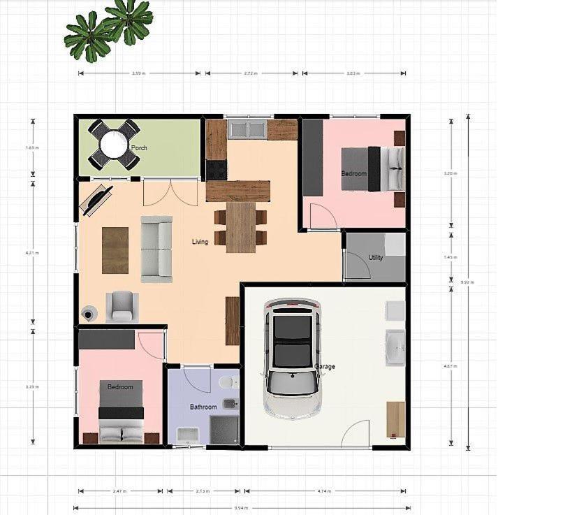 Las Palmeras - Ein Stueck Vom Paradies - Behagliches Haus Mit Pool Algodonales Luaran gambar